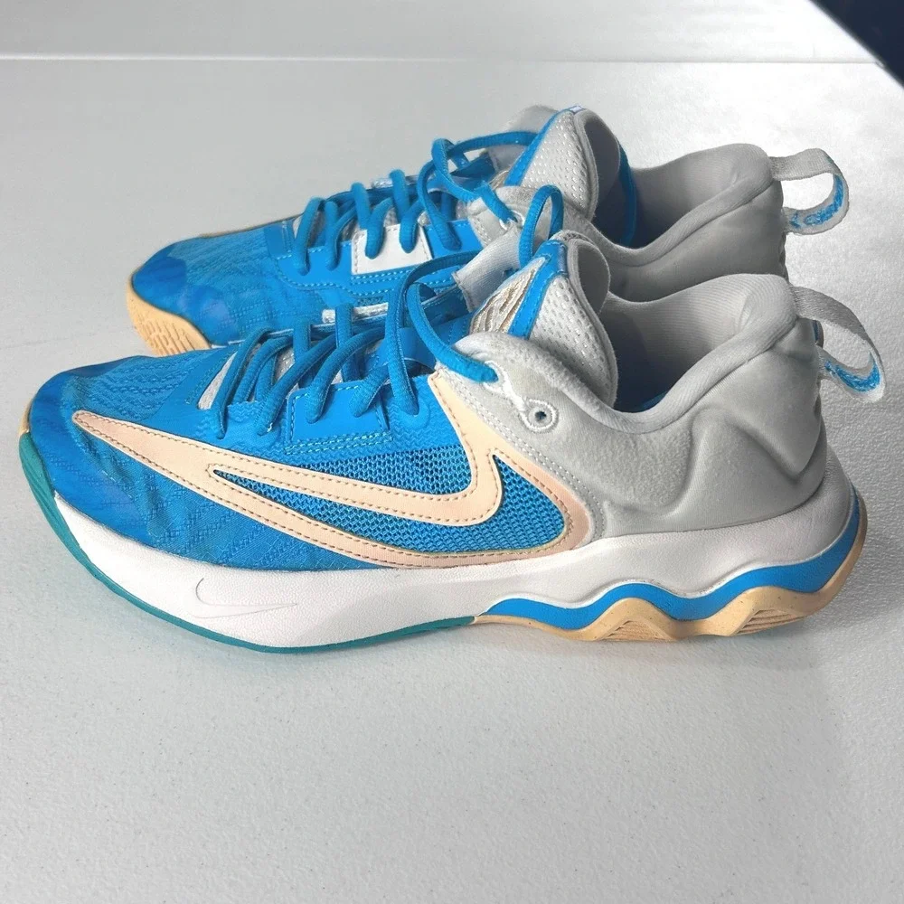 Nike Giannis Immortality 2 Basketball Shoes Blue‎ White DM0825-401 Mens Size 8.5